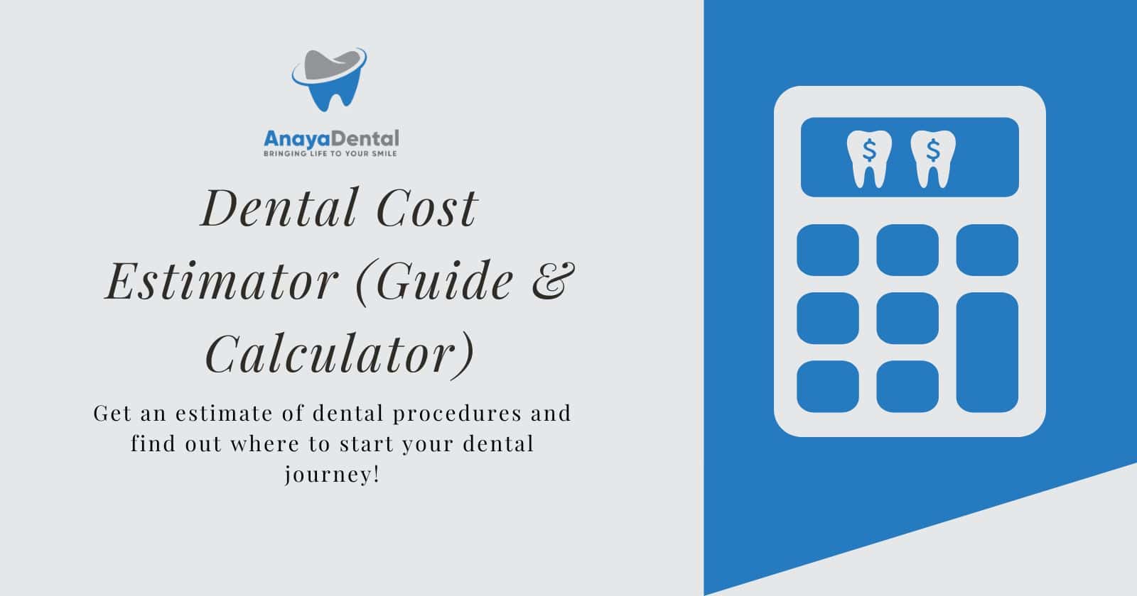 Dental Cost Estimator