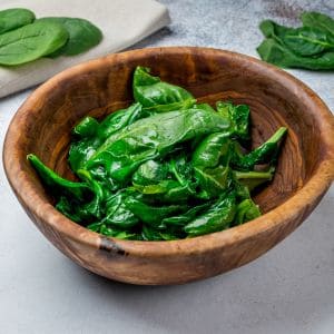 Soft Steamed Spinach