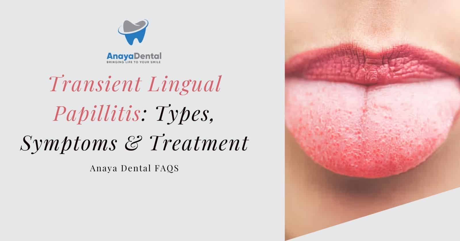 Transient Lingual Papillitis or Lie Bumps