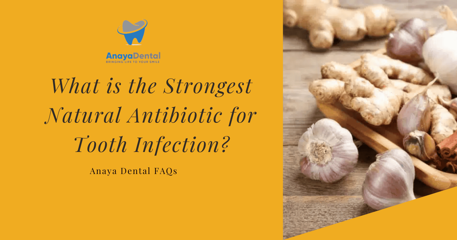 What is the Strongest Natural Antibiotic for Tooth Infection?