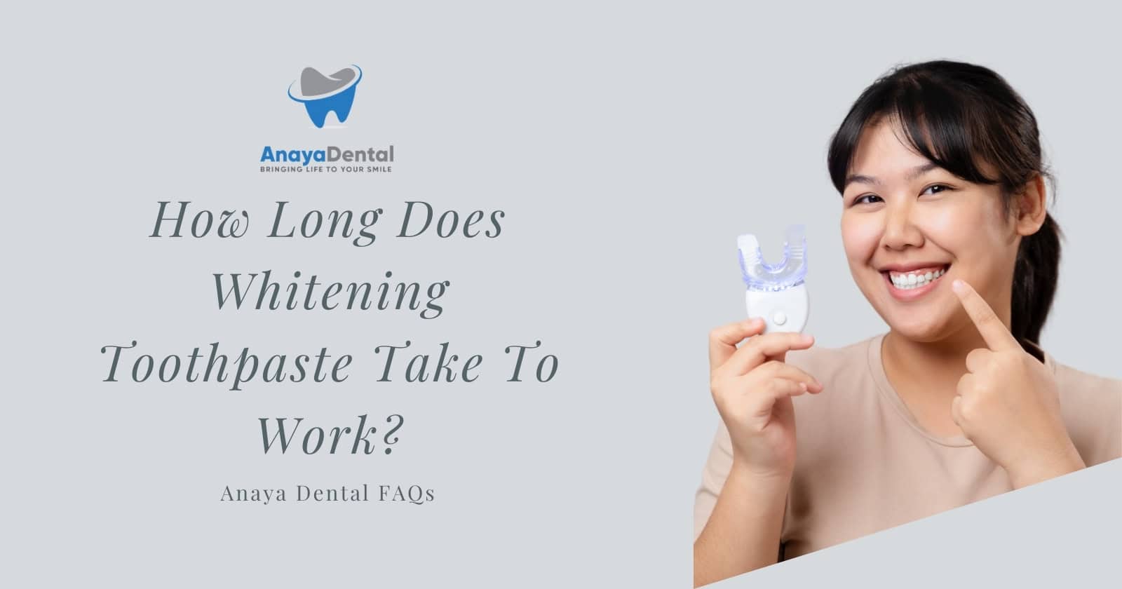 How Long Does Whitening Toothpaste Take To Work